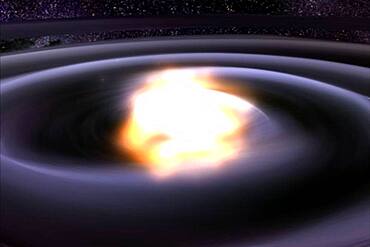 White Dwarf Gravitational Wave Merger, 4 of 5