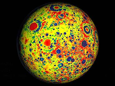 Gravity Map of the Moon, GRAIL