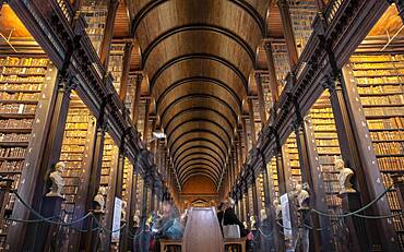 The Long Room, Trinity College Library, Dublin, Ireland