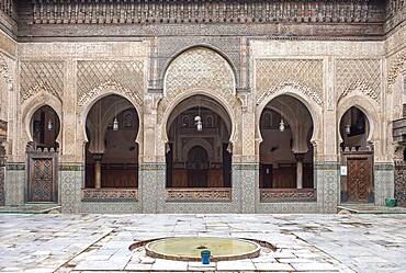 Medersa or Madrasa Bou Inania, Fez el Bali, Fez, Morocco