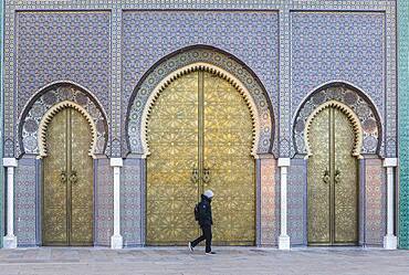 Royal Palace, Dar al Makhzen, Fez el Jedid, Fez, Morocco