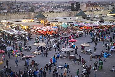 El Hedim Square, Meknes, Morocco