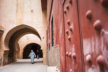 Street scene, Medina, Meknes. Morocco