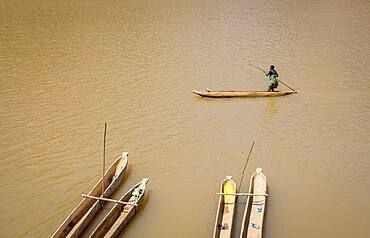 Scene in Manambolo river, in the Tsingy de Bemaraha National Park. Madagascar, Africa