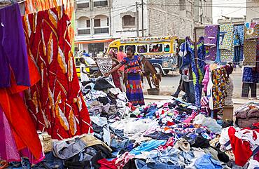 Tilene market, Dakar, Senegal, West Africa, Africa