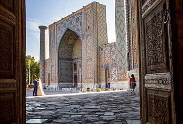 Ulugbek Medressa, Registan, Samarkand, Uzbekistan