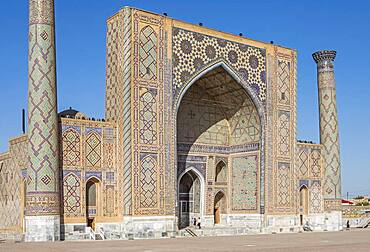 Ulugbek Medressa, Registan, Samarkand, Uzbekistan