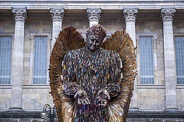 The Knife Angel sculpture by Alfie Bradley in Victoria Square, Birmingham, England