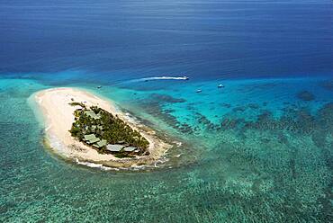 Namotu Island  Mamanuca Islands, Fiji, South Pacific - aerial view