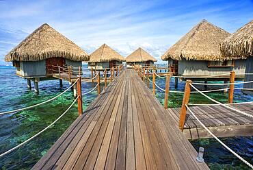 Meridien Hotel on the island of Tahiti, French Polynesia, Tahiti Nui, Society Islands, French Polynesia, South Pacific.