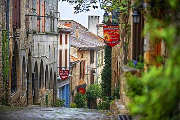 Medieval town of Cordes sur Ciel, labelled The Most Beautiful Villages of France, Tarn, Occitanie, France