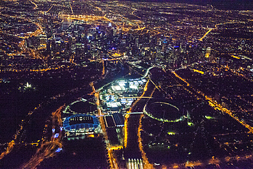 Melbourne Park during the Australian Open Tennis tournament.