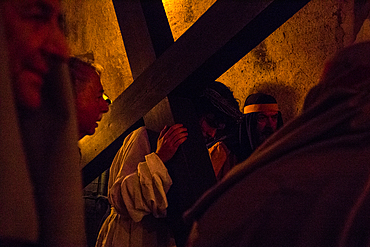 Verges, a small town in the Northeast of Catalonia (Spain), during Easter celebrates the Procession of Verges with skeletons dancing on the sound of a drum, Roman soldiers, known as the 'Manages', and a representation of the life and crucifixion of Jesus Christ. The Procession features the Dance of Death, a tradition from the Middle Age associated with epidemics and plagues and the only one remaining in Spain Ten skeletons dance to the beat of a drum to remember that no one is exempt of death. The backdrop of the medieval walls and towers of Verges is key to this macabre staging.