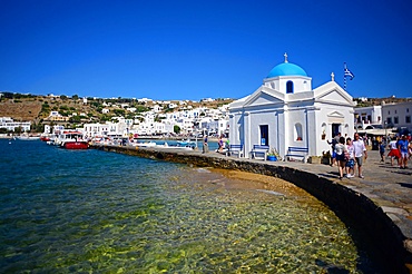 Agios Nikolakis (Saint Nicholas) orthodox church in Mykonos town, Greece