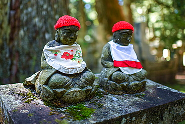 Okunoin, most popular cemetery in Japan, located in Koyasan or Mount Koya.