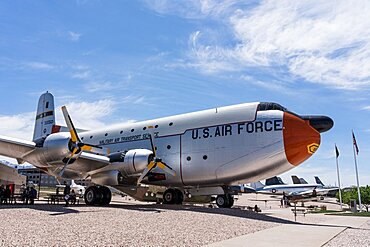 The Douglas C-124 Globemaster II was the primary heavy-lift transport for the U.S. Air Force in the the 1950's and 1960's.