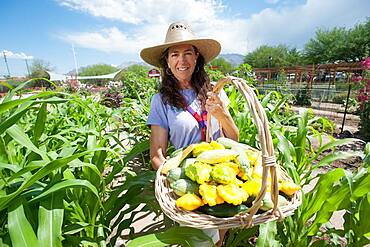 Farmer portrait with Produce