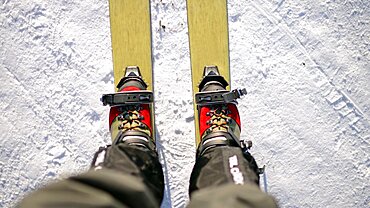 Altai Skiing in Pyha ski resort, Lapland, Finland