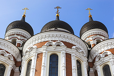 Orthodox Cathedral of Alexander Nevsky, Toompea, Old Town, Tallinn, Estonia