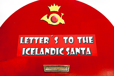 Letters to the Icelandic Santa post box, Reykjavik, Iceland