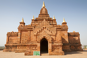 Pyathatgyi Temple, also known as Pyathadar Temple, near Minnanthu, Bagan, Myanmar, (Burma)