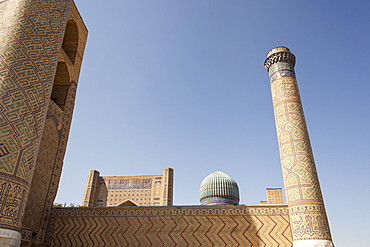 Bibi Khanym Mosque, also known as Bibi Khanum Mosque, Samarkand, Uzbekistan