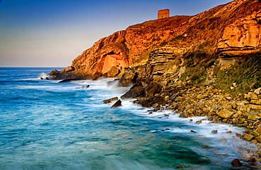 Santa Justa shrine. Santa Justa or Ubiarco beach.
Ubiarco, Santillana del Mar, Cantabria, Spain.