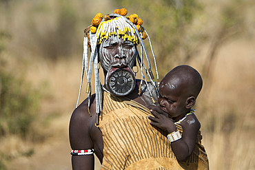 mursi tribe in southern Ethiopia