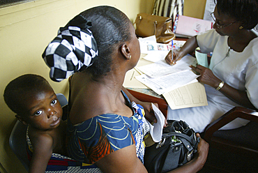 Aids clinic in Nigeria