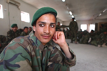 Afghan National Army (ANA) soldiers in Tarin Kowt, Afghanistan