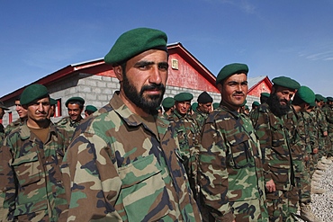 Afghan National Army (ANA) soldiers in Tarin Kowt, Afghanistan