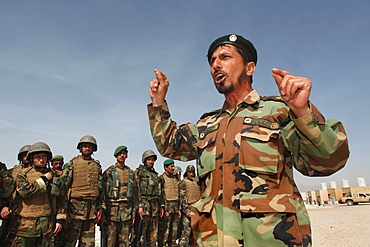 Afghan National Army (ANA) soldiers in Tarin Kowt, Afghanistan