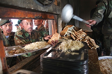 Afghan National Army (ANA) soldiers in Tarin Kowt, Afghanistan