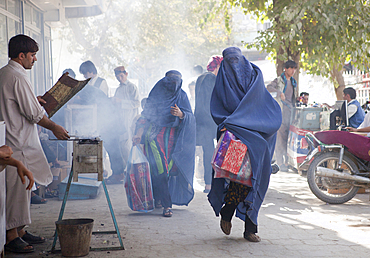 Bazaar in downtown Kunduz city, Afghanistan