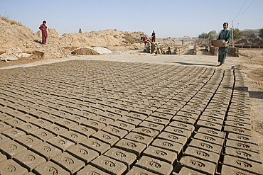 Brick factory in Kunduz, Afghanistan.