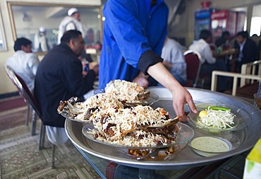 restaurant in kabul, afghanistan.