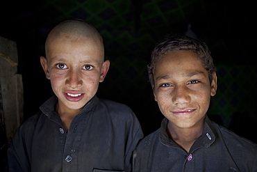 refugee boys in kabul