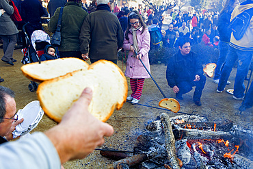 `Festa dels TraginersÂ´, Feast of the muleteer in Balsareny.Toast of the carrier. Balsareny. Comarca del Bages. Eix del Llobregat, Catalonia, Spain.