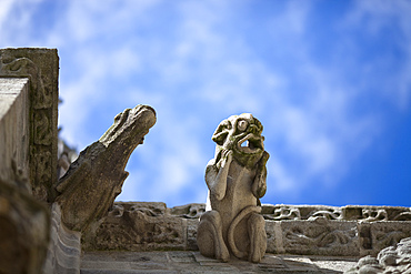 Gargoyle, Cathedral of Quimper, departament of Finistere, region of Brittany, France