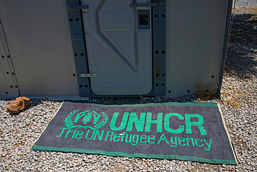 Iraqi, Afghani and Syrian refugees in Kara Tepe refugee camp in Lesbos, Greece