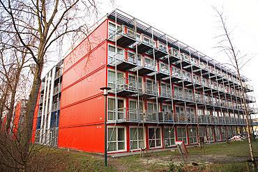 temporary houses (sea containers) in Holland