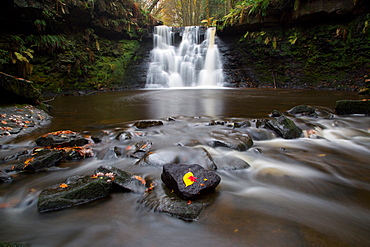 Goit Stock Waterfall near Skipton in Yorkshire, England