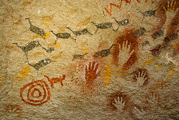 Cueva de las Manos del Rio Pinturas, Cave of the Hands, Patagonia, Province of Santa Cruz, Argentina