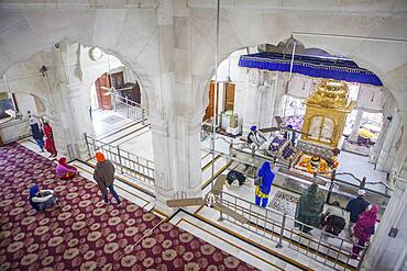 Interior of golden temple, Amritsar, Punjab, India