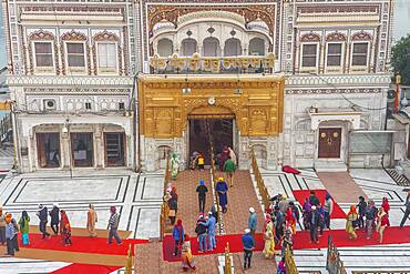 Access door to Golden temple, Amritsar, Punjab, India