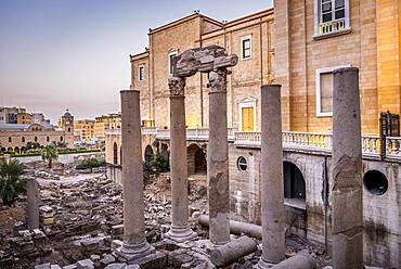 Roman Cardo Maximus, in Roman Forum, Downtown, Beirut, Lebanon