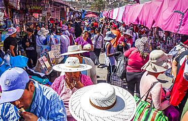 Street scene, La Cancha market, Cochabamba, Bolivia