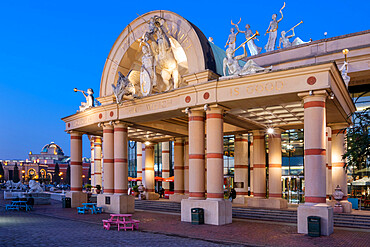 The Trafford Centre at night, Trafford Park, Stretford, Manchester, England, United Kingdom, Europe