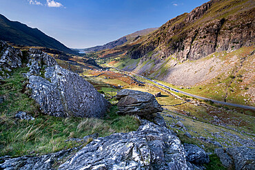 The Llanberis Pass, Snowdonia National Park, North Wales, United Kingdom, Europe