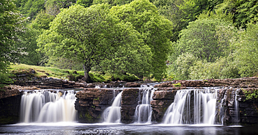 Wain Wath Falls, near Keld, Swaledale, Yorkshire Dales National Park, Yorkshire, England, United Kingdom, Europe